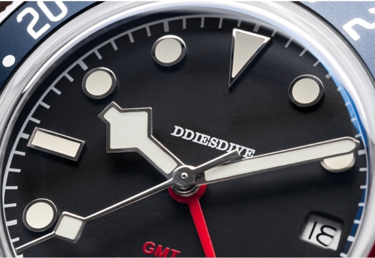 GMT Men's Watch Customized NH34 Movement