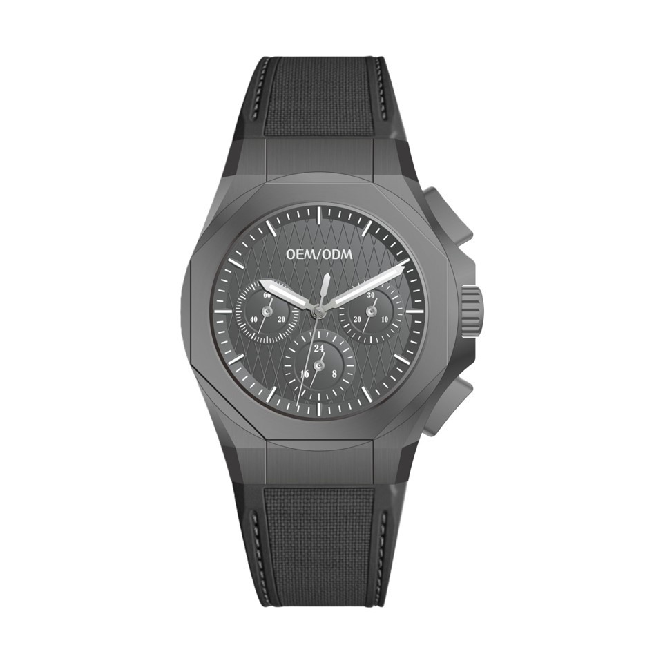 Montre mécanique automatique multifonctionnelle pour hommes avec logo personnalisé