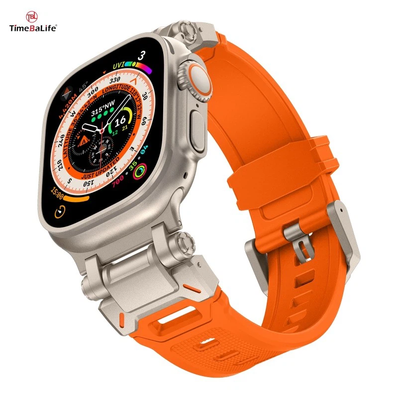 Sangle de montre en silicone pour Apple Watch 123456789