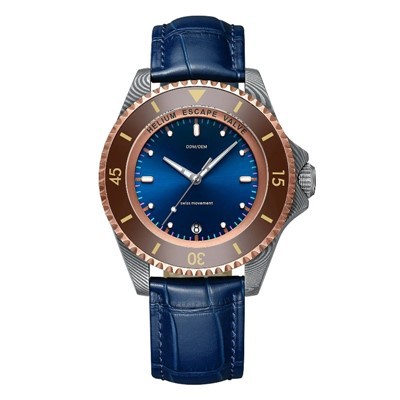 Montres masculines de luxe de luxe personnalisées