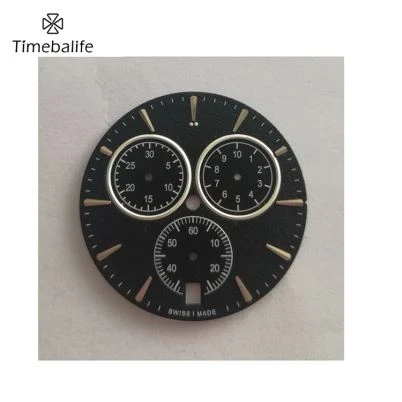 Cadran de la montre chronographe lumineux
