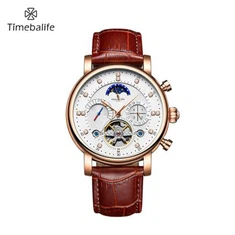 Montre de luxe pour femmes en phase de lune