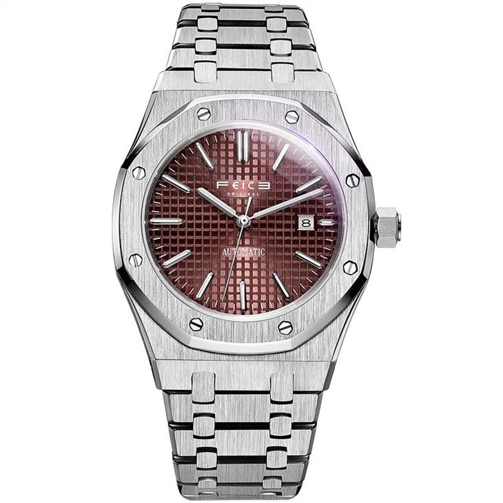 Flyke FM019AP New Automatic Mechanical Watch Royal Oak Men's Watch Waterproof Luminous Stainless Steel Men's Watch