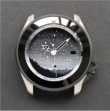 Insert d’horloge de forme avec le mouvement du Japon et le logo personnalisé