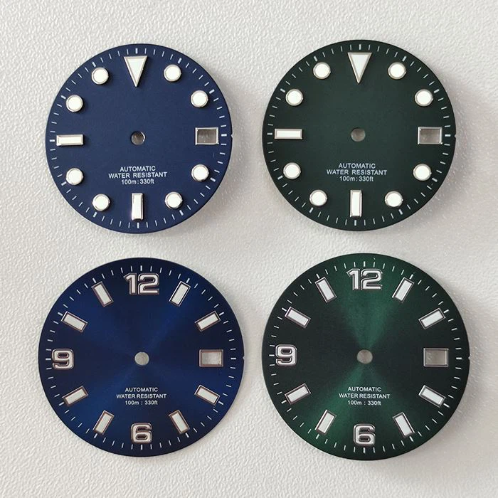Swiss Super Luminova BGW9 Wrist Watch Dial Parts